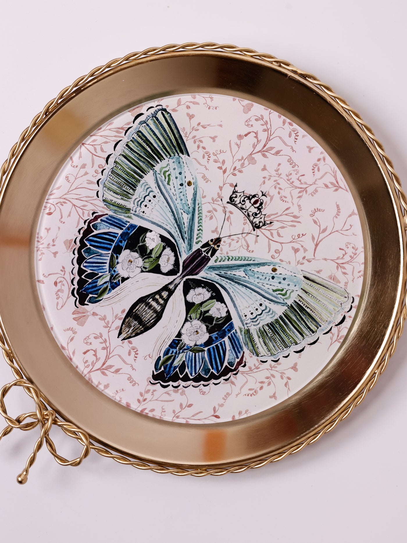 Butterfly Metal Wall Plate