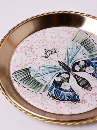 Butterfly Metal Wall Plate