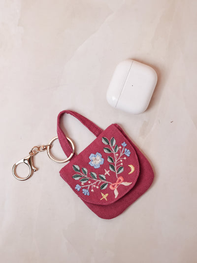 Botanica Airpod Case Storage Keychain