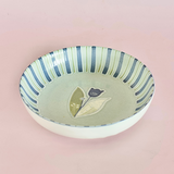 Tulip Garden Salad Bowl with Dip  Bowl Gift Box