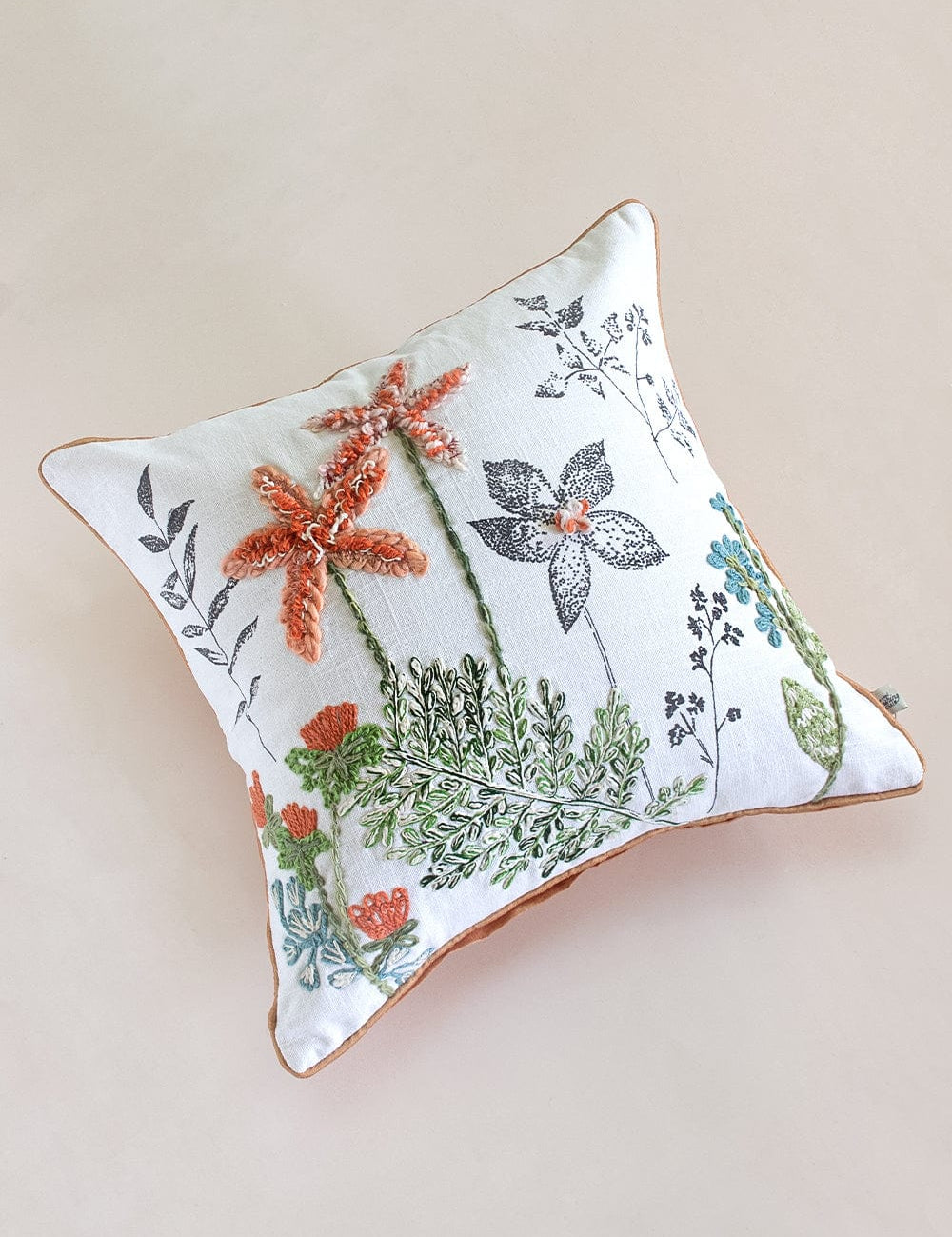Agha Embroidered Cushion Cover - The Wishing Chair