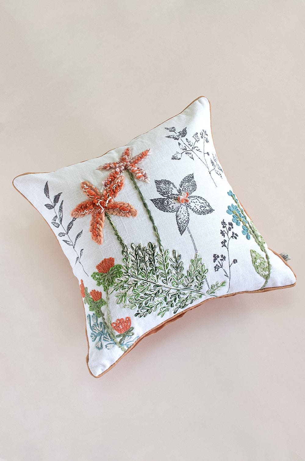 Agha Embroidered Cushion Cover - The Wishing Chair
