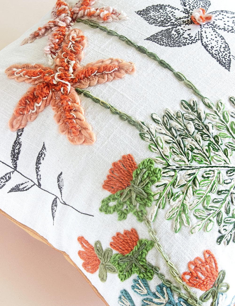 Agha Embroidered Cushion Cover - The Wishing Chair