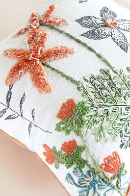 Agha Embroidered Cushion Cover - The Wishing Chair