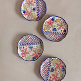 Aiden Hand painted Dessert Plates - Set Of 4 - The Wishing Chair