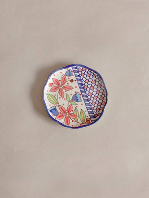 Aiden Hand painted Dessert Plates - Set Of 4 - The Wishing Chair