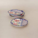 Aiden Hand painted Dessert Plates - Set Of 4 - The Wishing Chair