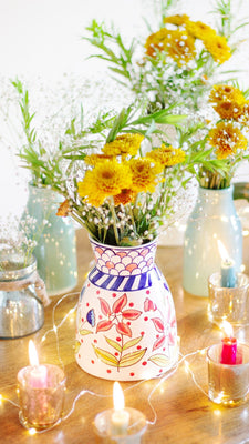 Aiden Handpainted Vase - The Wishing Chair