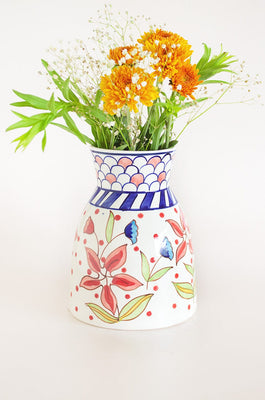 Aiden Handpainted Vase - The Wishing Chair