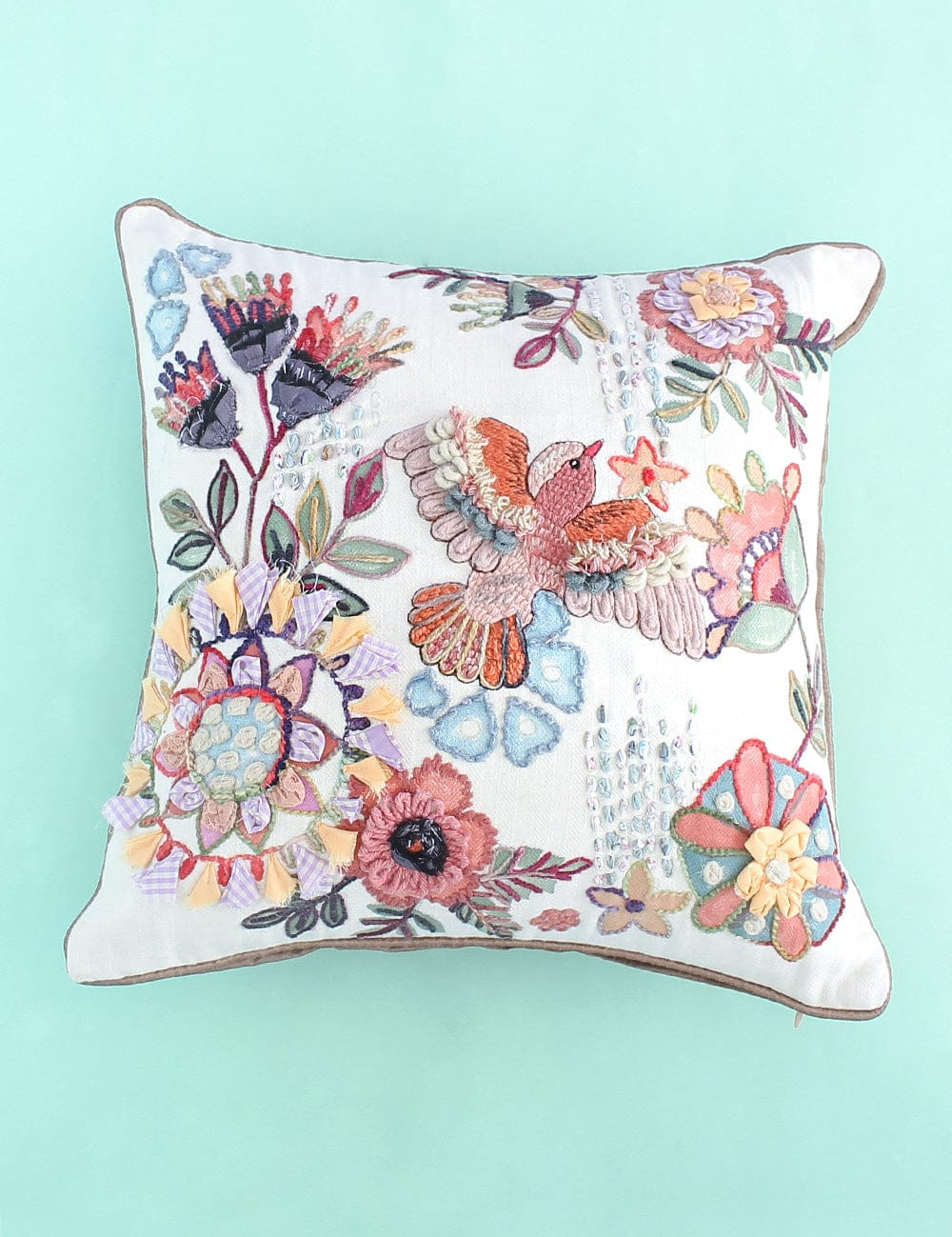 Alice Embroidered Cushion Cover - The Wishing Chair