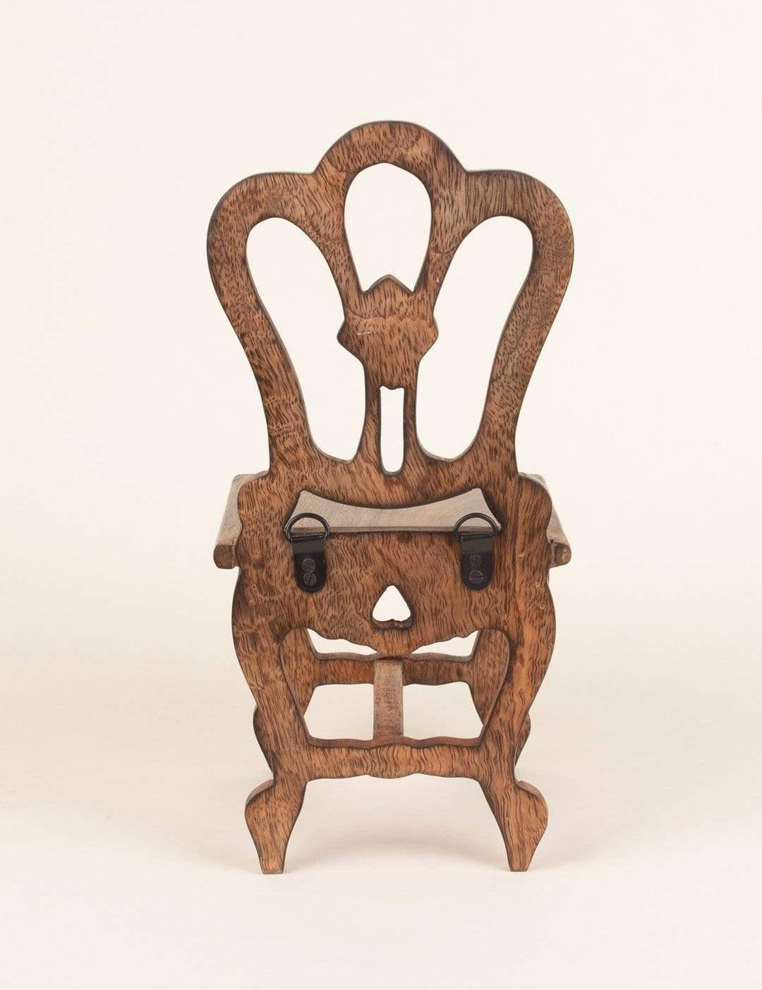 Alice Mini Chair Handcrafted Wooden Wall Shelf - The Wishing Chair
