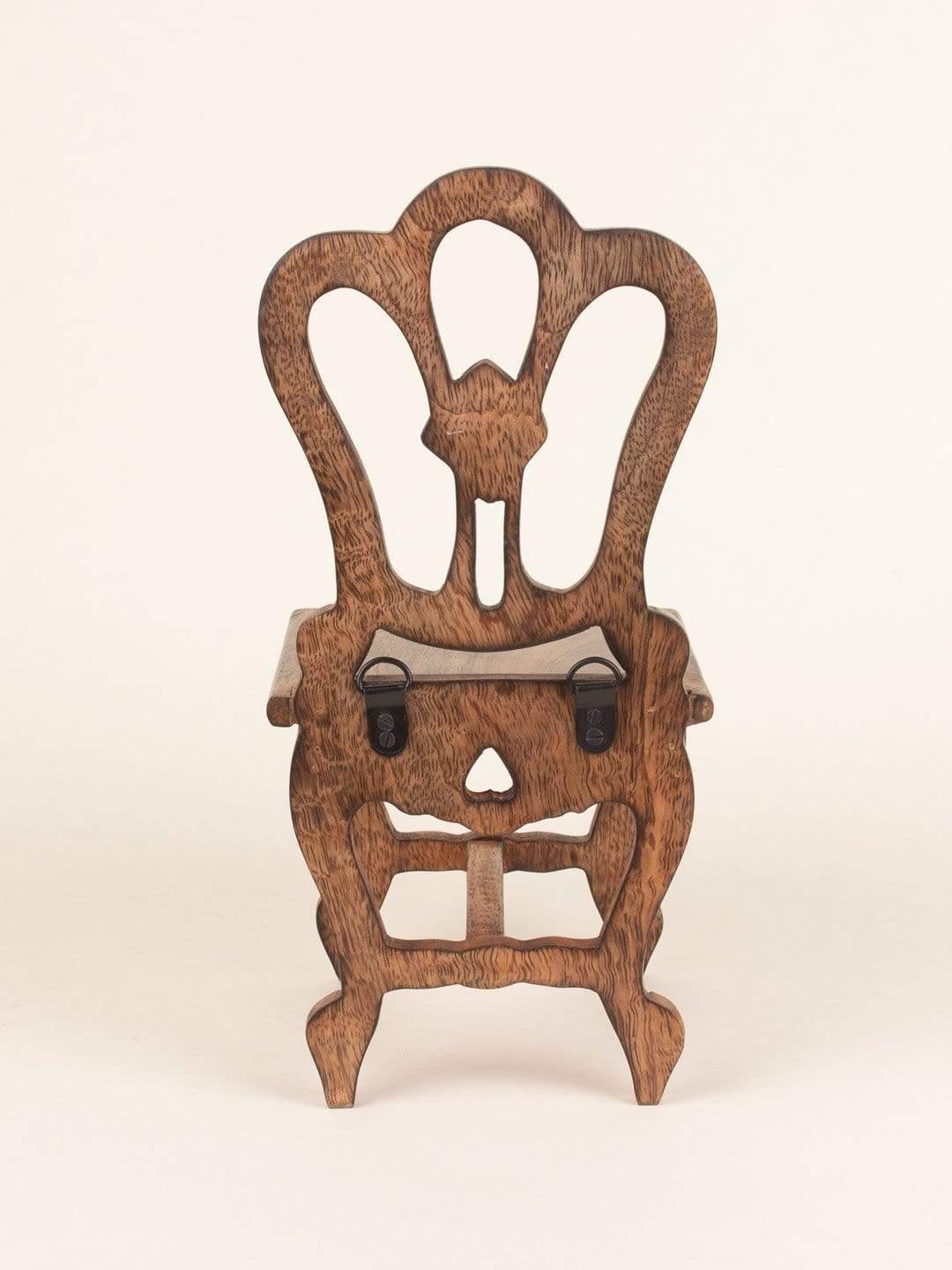Alice Mini Chair Handcrafted Wooden Wall Shelf - The Wishing Chair