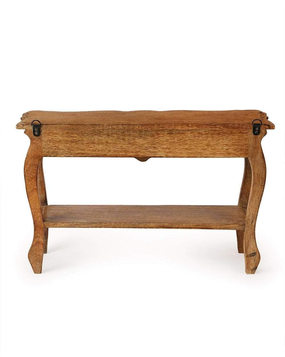 Alice Mini Table Handcrafted Wooden Wall Shelf - The Wishing Chair
