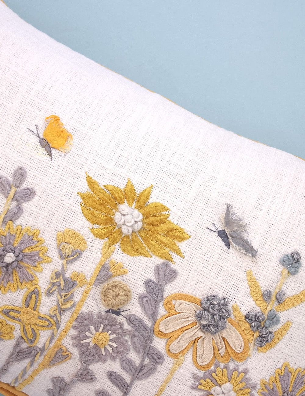 Asa Embroidered Cushion Cover - The Wishing Chair