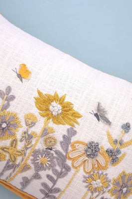 Asa Embroidered Cushion Cover - The Wishing Chair