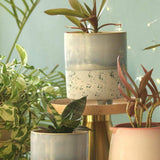Azure Three Legged Ceramic Planters - Set of 2 - The Wishing Chair