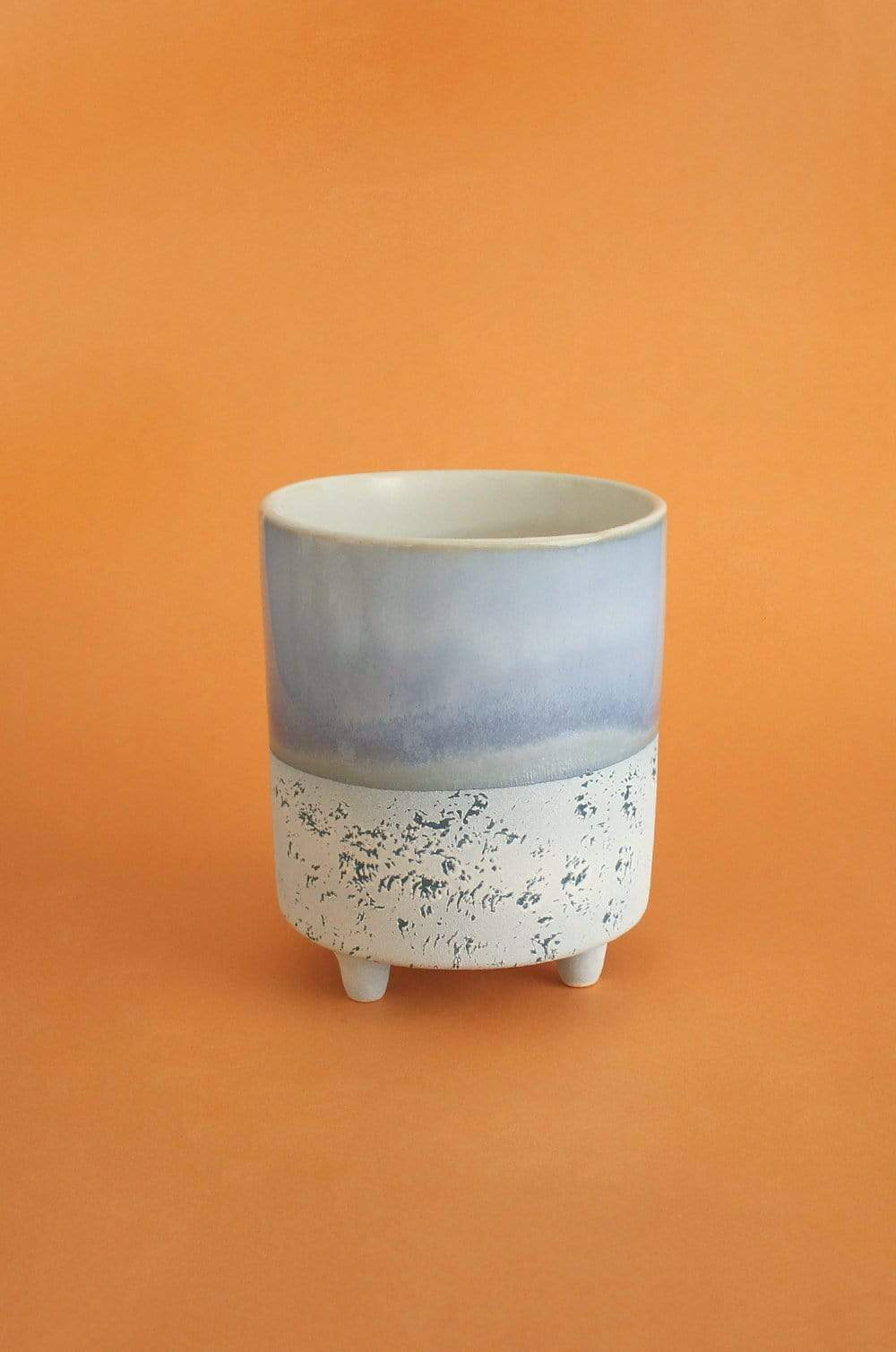 Azure Three Legged Ceramic Planters - Set of 2 - The Wishing Chair