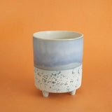 Azure Three Legged Ceramic Planters - Set of 2 - The Wishing Chair