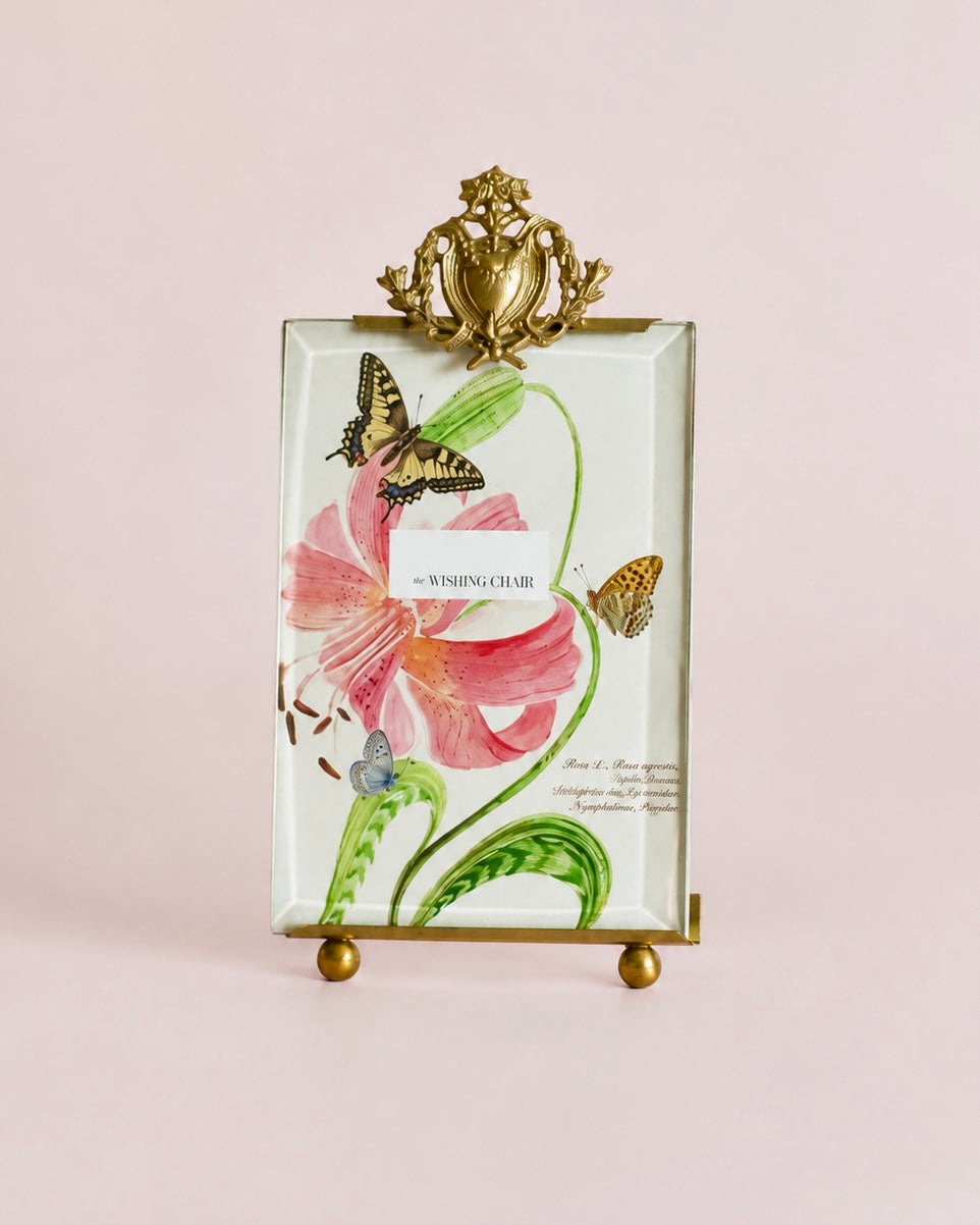Emblem Metal Brass Photo Frame - 4 X 6 inch