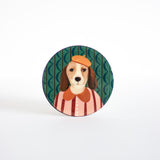 Baron Metal Coasters - Set of 4