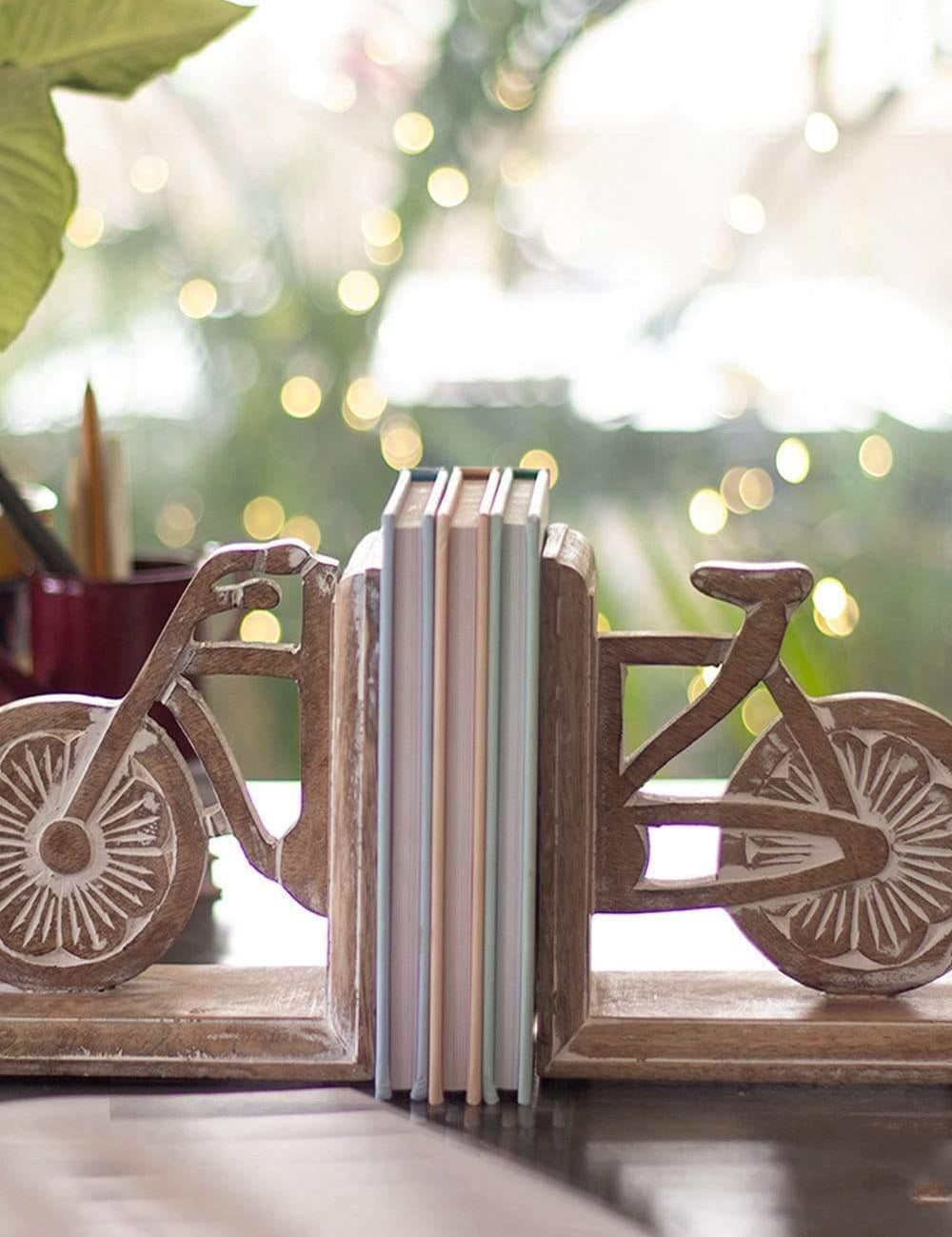 Bicycle Wooden Bookends - The Wishing Chair