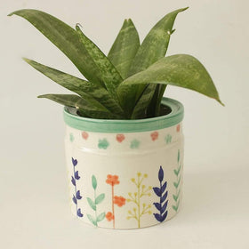 Blossoms Planter -round - The Wishing Chair