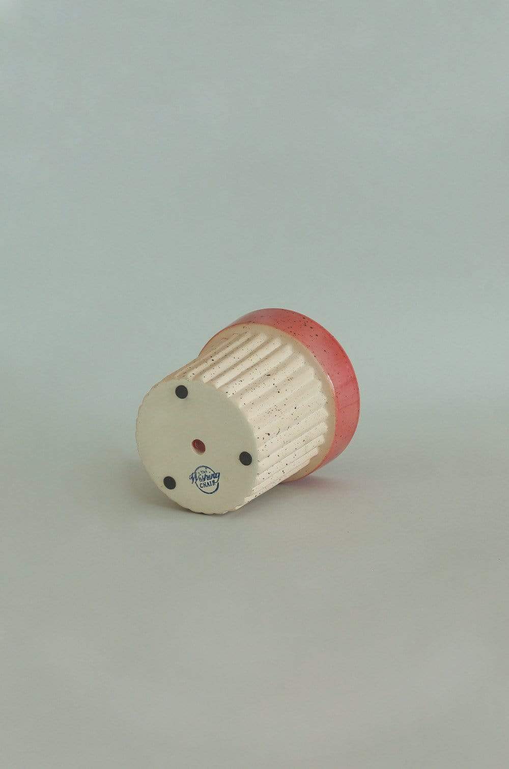 Crinkle Pop Ceramic Planter with Plate - The Wishing Chair