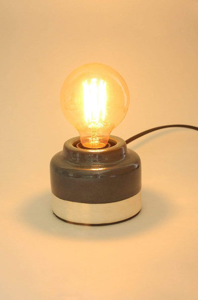 Dalia Ceramic Desk Lamp With Edison Bulb - The Wishing Chair