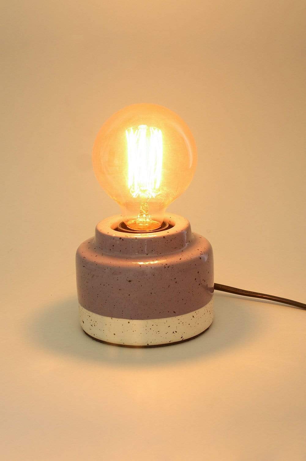 Dalia Ceramic Desk Lamp With Edison Bulb - The Wishing Chair