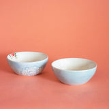 Day Dreams Handpainted Bowls - Set of 2 - The Wishing Chair