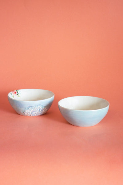 Day Dreams Handpainted Bowls - Set of 2 - The Wishing Chair