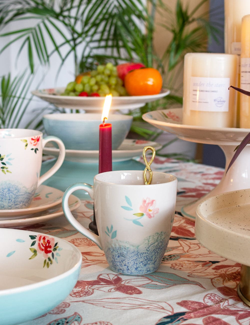 Day Dreams Handpainted Mug - Set of 2 - The Wishing Chair