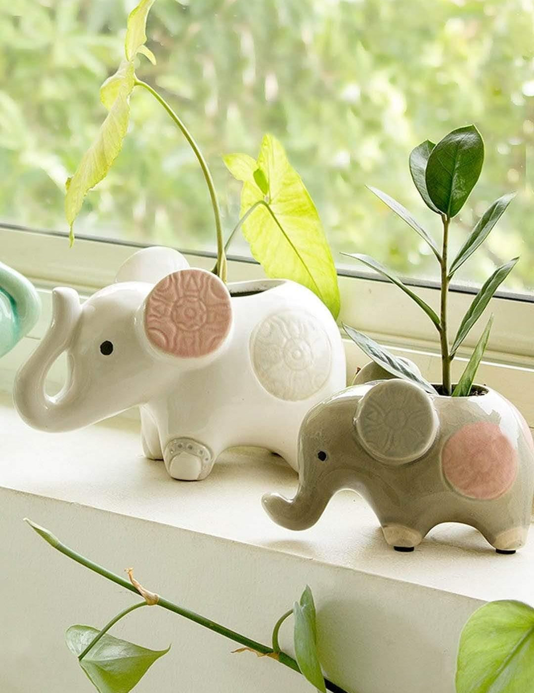 Ella The Elephant Planter - The Wishing Chair