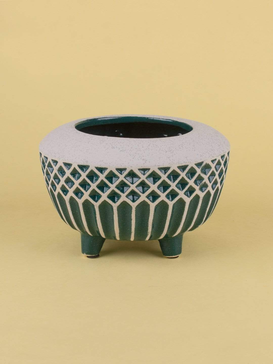 Emerald Ceramic Planter - The Wishing Chair
