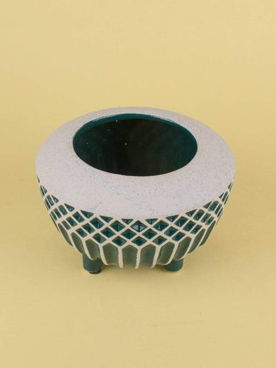 Emerald Ceramic Planter - The Wishing Chair