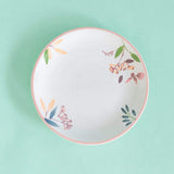 Floral Lace Handpainted Dessert Plate- Set of 4 - 6 inches - The Wishing Chair