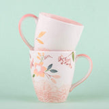 Floral Lace Handpainted Mug - Set of 2 - The Wishing Chair