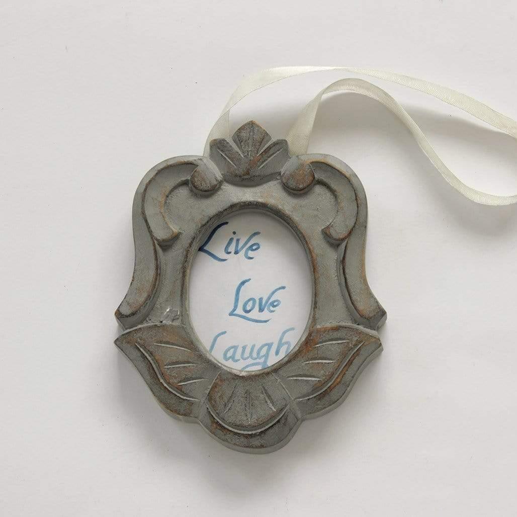 Fluer De Lis Photoframe / Grey - The Wishing Chair