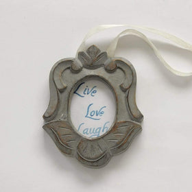 Fluer De Lis Photoframe / Grey - The Wishing Chair