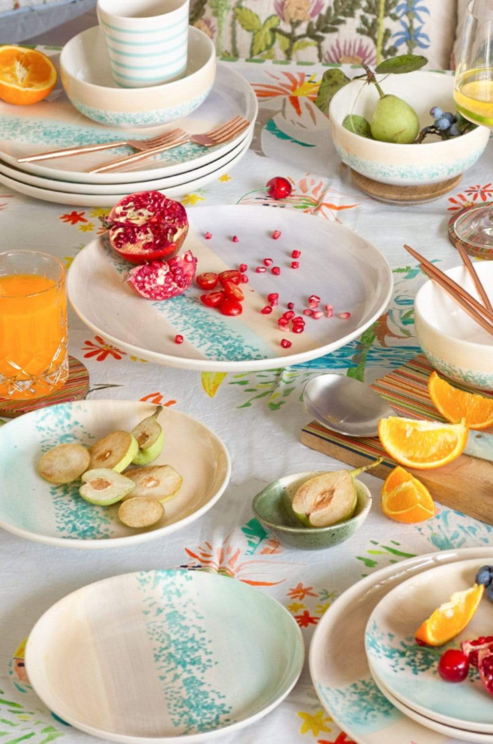 Herman Handpainted Dessert Plate - Set of 4 - The Wishing Chair
