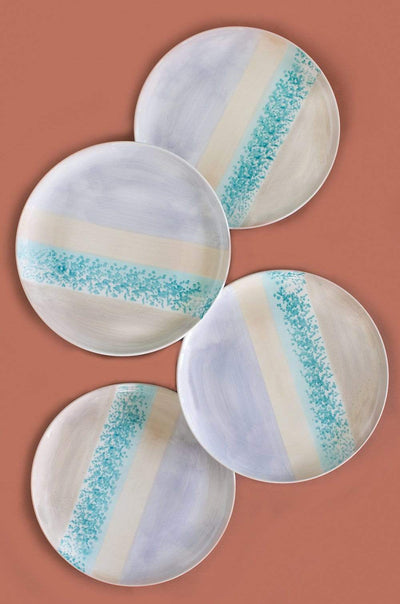 Herman Handpainted dinner plate set of 4 - The Wishing Chair