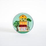 High Street Metal Coasters - Set of 4