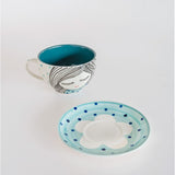 His and Her Morning Teacups and Saucers - The Wishing Chair