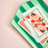 Queen of Hearts Metal Wall Plate