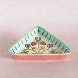 Eden Handpainted Triangle Plate - Set of 2