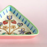Eden Handpainted Triangle Plate - Set of 2