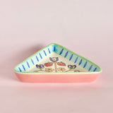 Eden Handpainted Triangle Plate - Set of 2