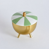 Metal Candle Jar With Lid - Big