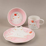 Lazy Cat Breakfast Set - Set Of 3 - The Wishing Chair