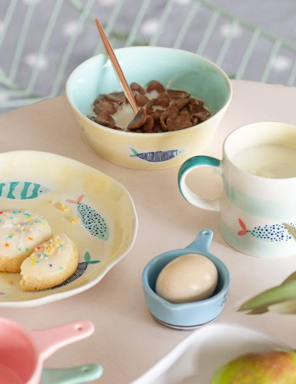 Lets Swim Breakfast- Set of 3 - The Wishing Chair